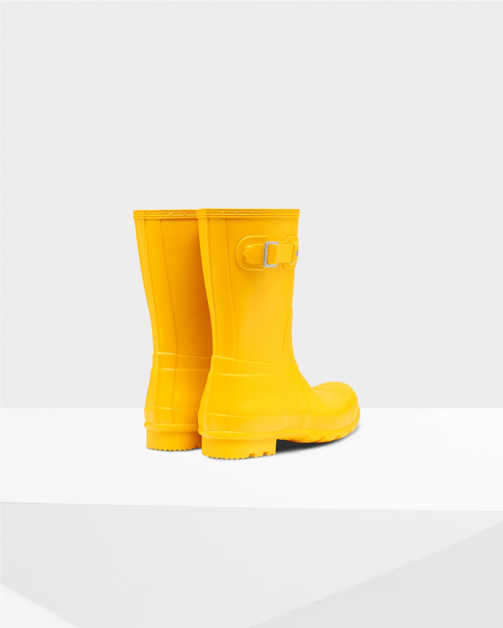 Mens Short Rain Boots - Hunter Original (71YQNAIUO) - Yellow